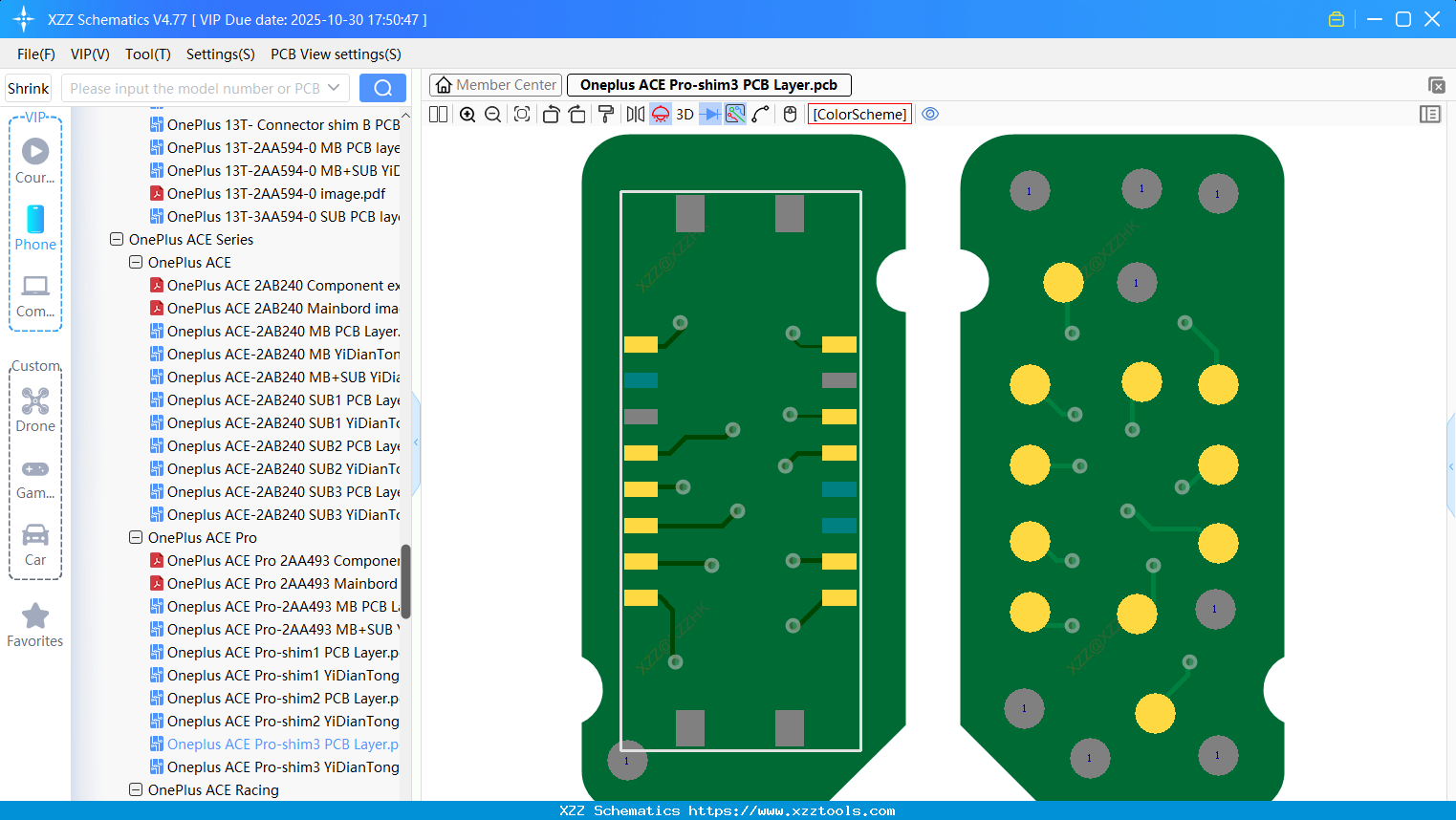 Oneplus ACE Pro-shim3 PCB Layer